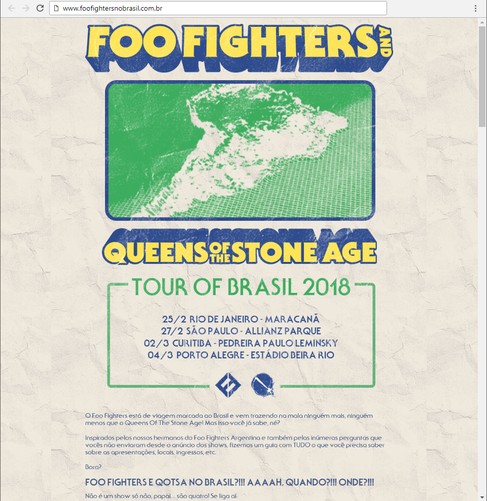 Foo Fighters Brasil 